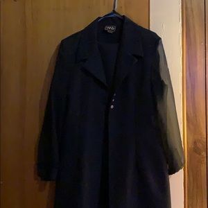 Blue dress with jacket